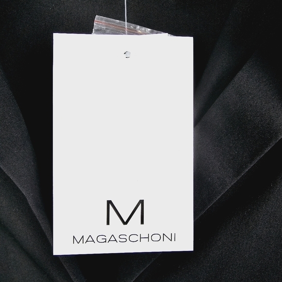 Magaschoni Black Gold Hardware Button Front Shirt NWT - Picture 3 of 10